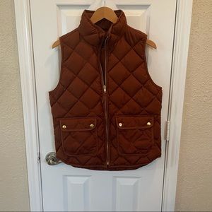 GUC j.crew puffer vest size m